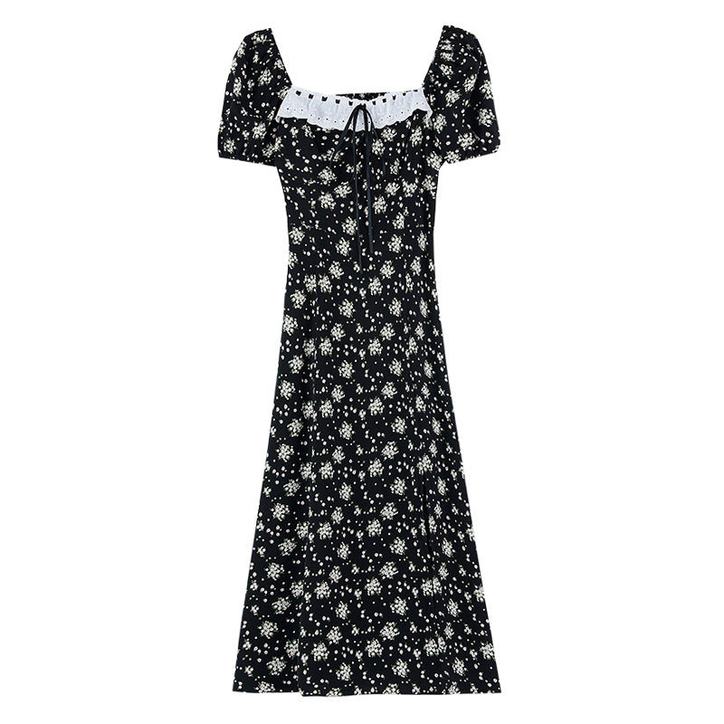 Black Shivering Niche Little Tea Break Skirt