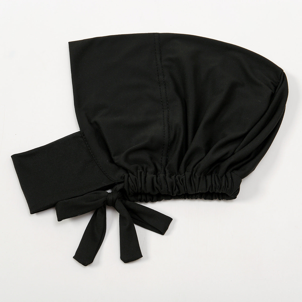 Milk Silk Elastic Sleeve Neck Solid Color Base Small Hat