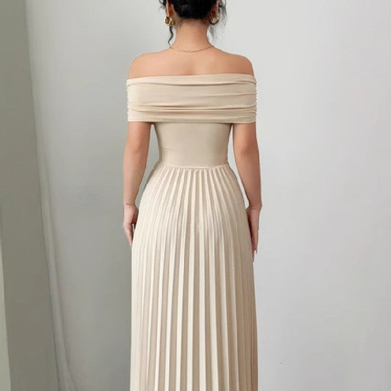 Women's Fashion Personality Pleated French Dress