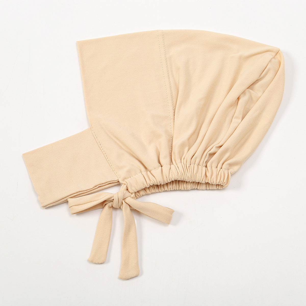 Milk Silk Elastic Sleeve Neck Solid Color Base Small Hat