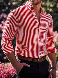 Long Sleeve Shirt Creative Element 3D Digital Printed Shirt
