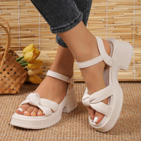 Thick Heel Black With Skirt Thick Bottom High Heel Slippers