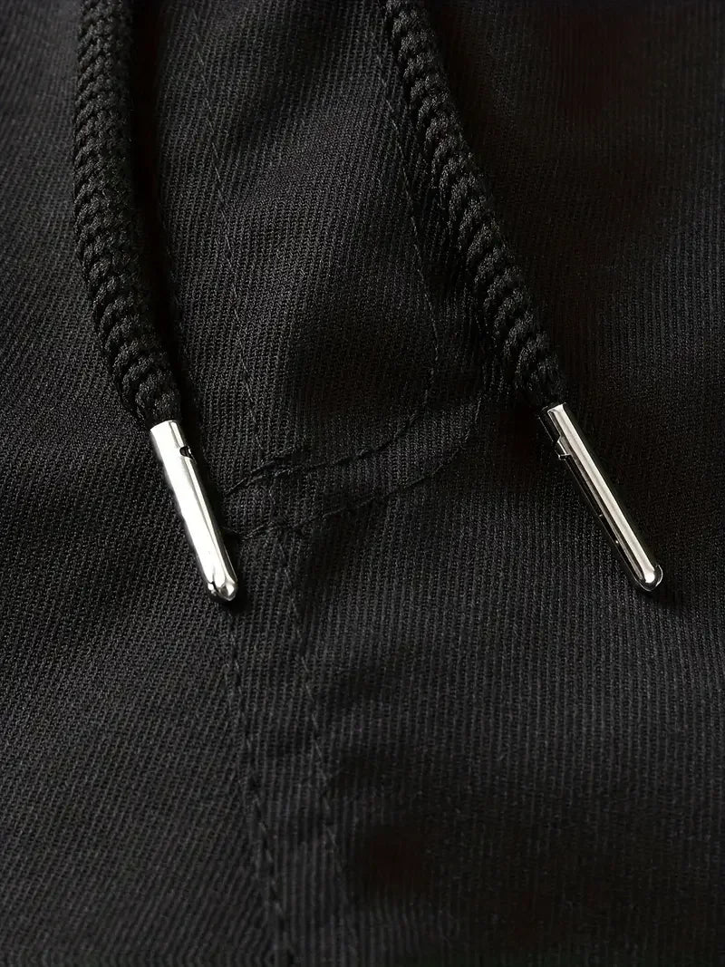 Men's casual trendy printed work pants, daily leisure, shopping, beach walks