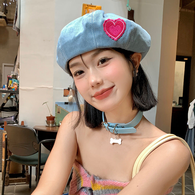Small Face Beret Fashion Painter Cap