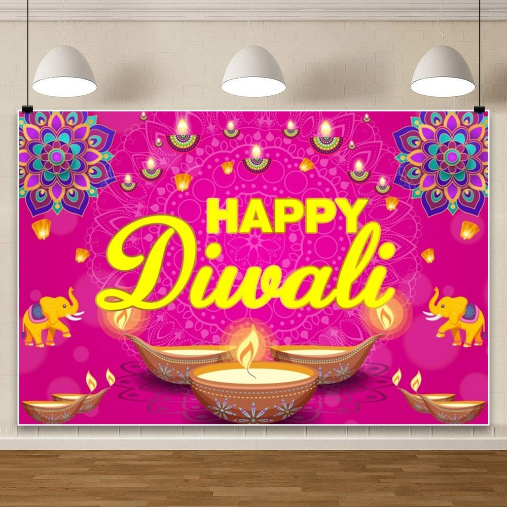 Hanukkah Diklight Festival Scene Atmosphere Photo Material Photographic Background Cloth