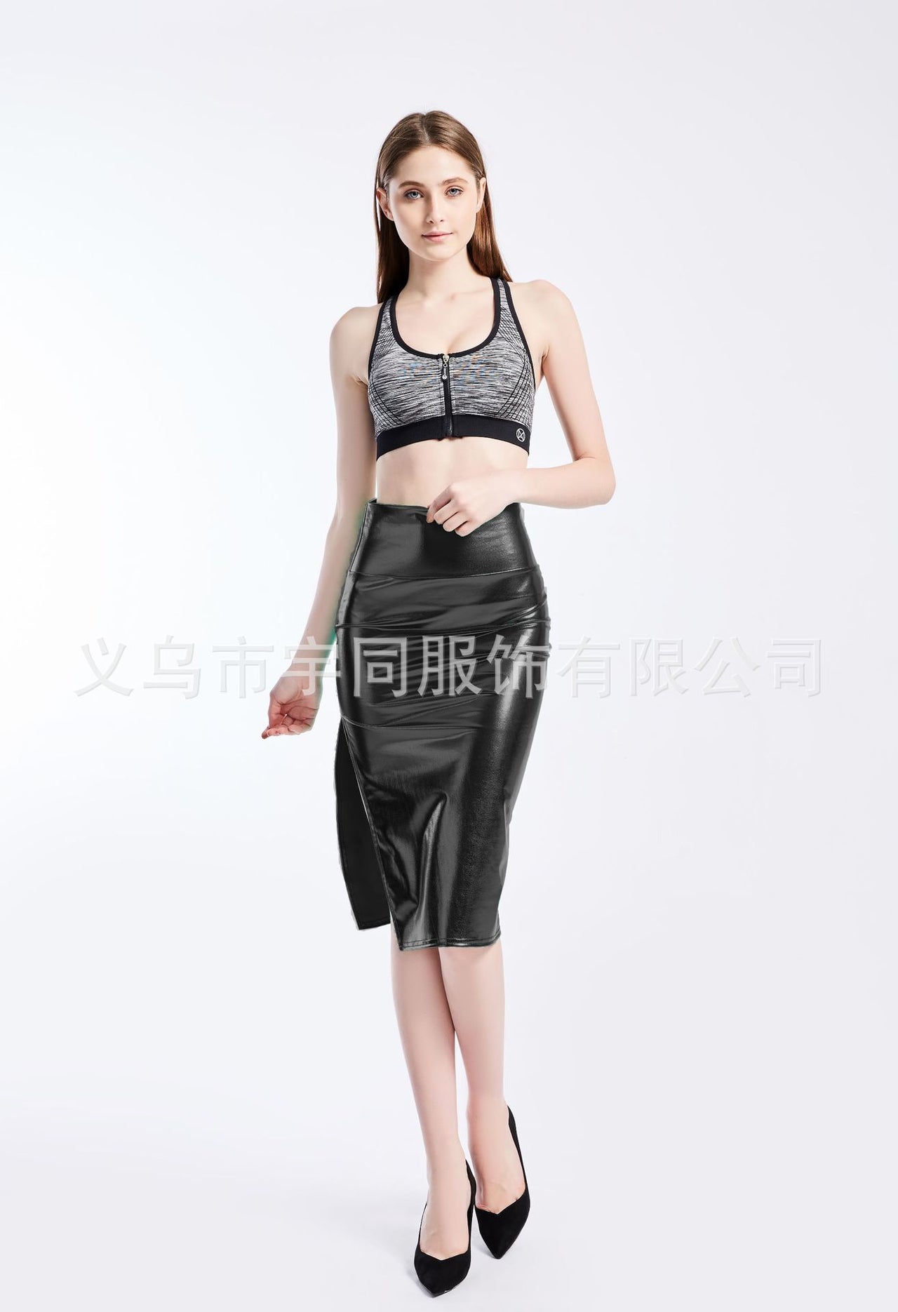 Hip Skirt All-match Tutu Split Middle Women