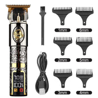 Hair Clipper Electric Electrical Hair Cutter Retro Oil Head Engraving