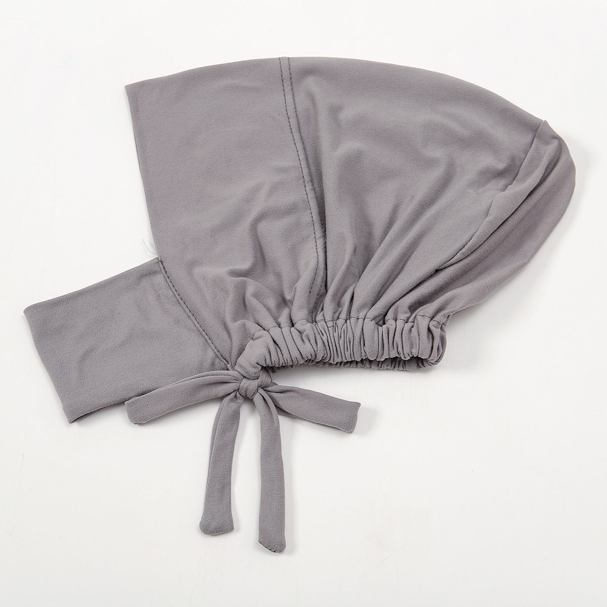 Milk Silk Elastic Sleeve Neck Solid Color Base Small Hat