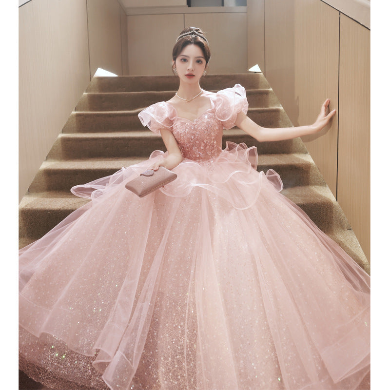 Evening Dress Women's Banquet Ceremony Exam Super Fairy Princess