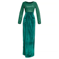 New African Sequined Banquet Evening Dress