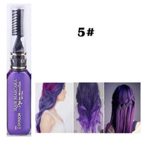Popular Ear Hanging Highlight Disposable Hair Dye Gradient Color Grandma Gray Blue Purple White Green