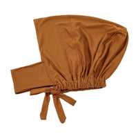 Milk Silk Elastic Sleeve Neck Solid Color Base Small Hat