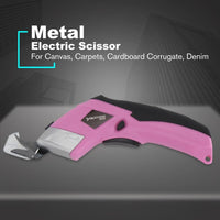 Electric Fabric Scissors Box Cutter USB Cordless Shears Cutt