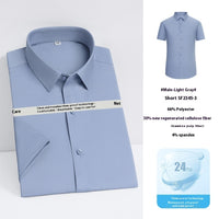 Three-proof Shirt Men's Long-sleeved Bamboo Fiber