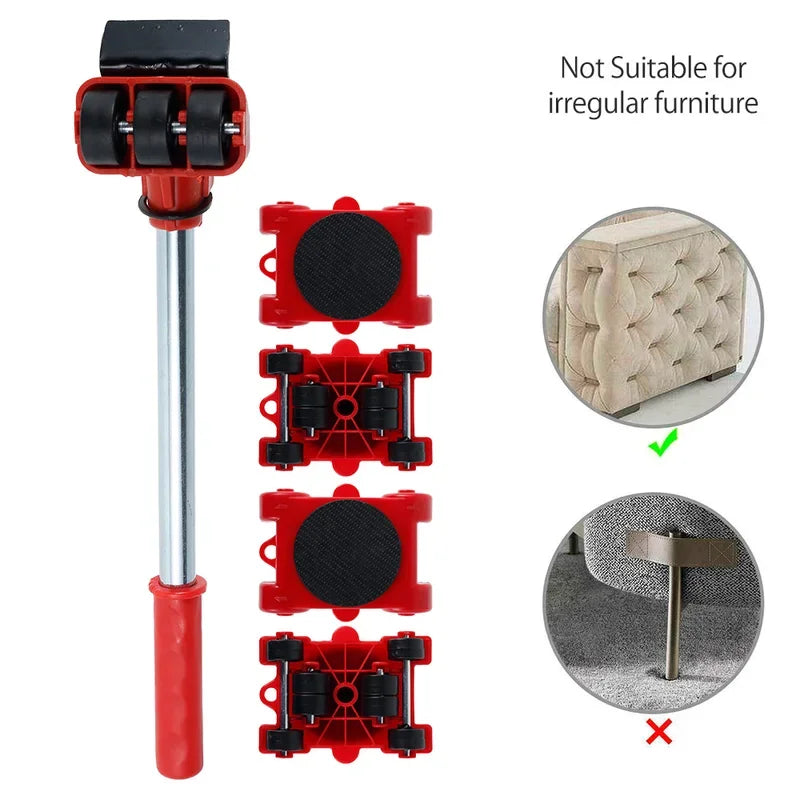 New Heavy Duty Furniture Lifter and Mover Set Ideal for Washing Machine Refrigerator Transport Furniture Lifting and Moving Help