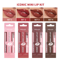 Three Lip Gloss Suit Lasting Waterproof Colorfast
