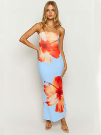 Women's Summer New Leisure Vacation Tube Top Dress