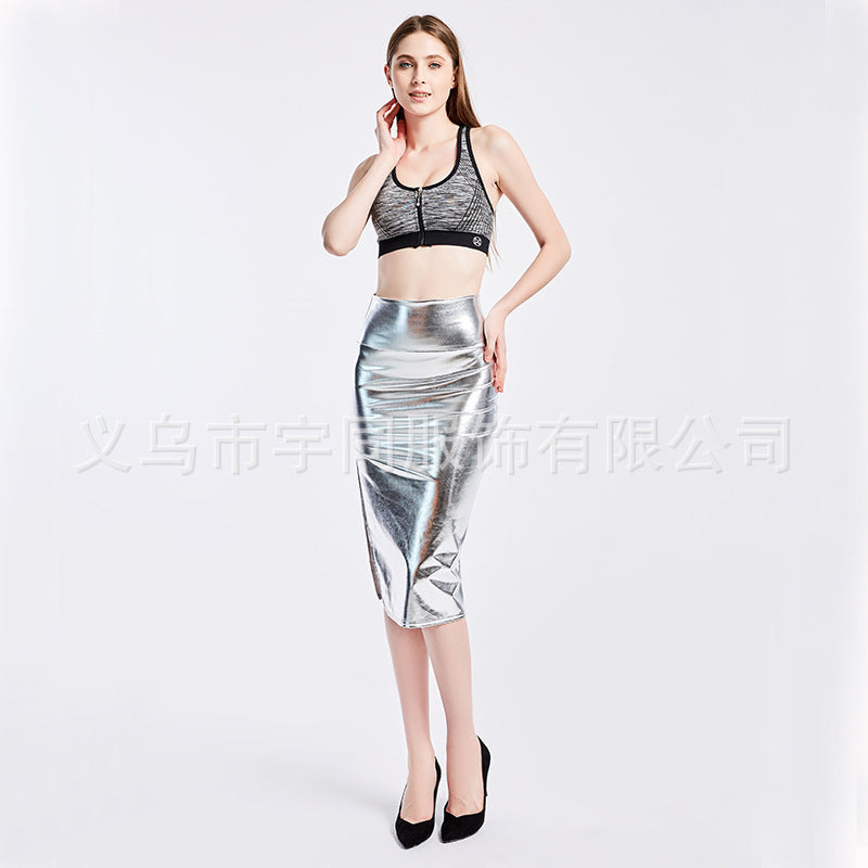 Hip Skirt All-match Tutu Split Middle Women