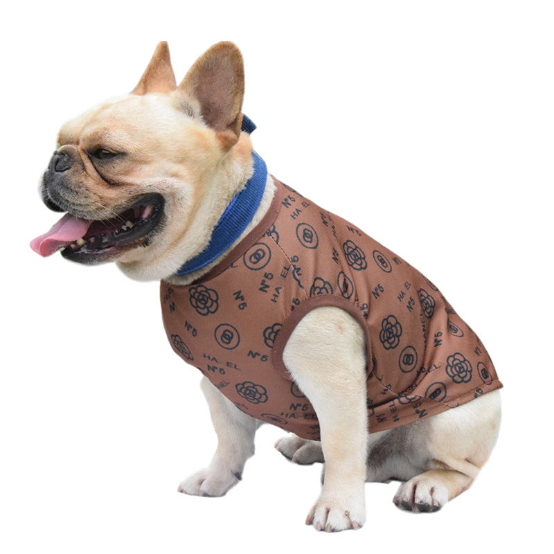 Printed Pet Vest Letters Printed Dog Clothes