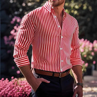 Long Sleeve Shirt Creative Element 3D Digital Printed Shirt