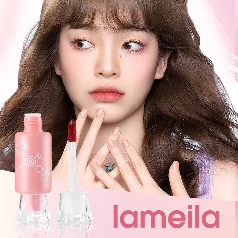Velvet Matte Discoloration Resistant Glass Lip Lacquer