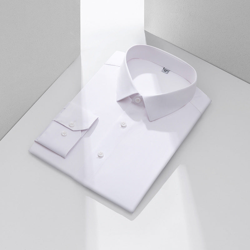 Three-proof Shirt Men's Long-sleeved Bamboo Fiber