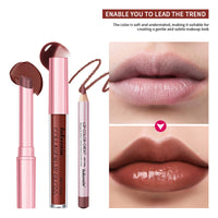 Three Lip Gloss Suit Lasting Waterproof Colorfast